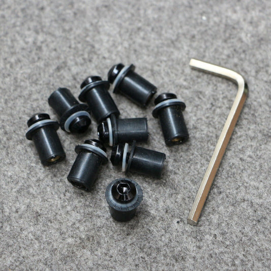 10PCS M5 Windscreen Windshield Bolt Screw KitFit For R1250/1200 F650 S1000RR