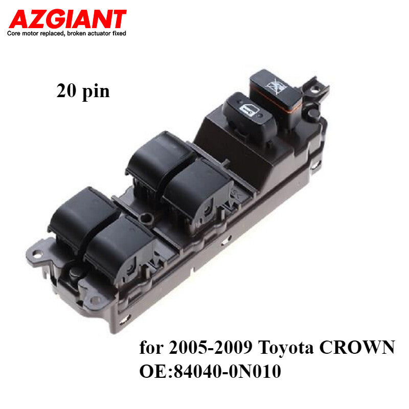 Master Driver Left Front Power Window Switch for 2005-2009 for Toyota Crown
