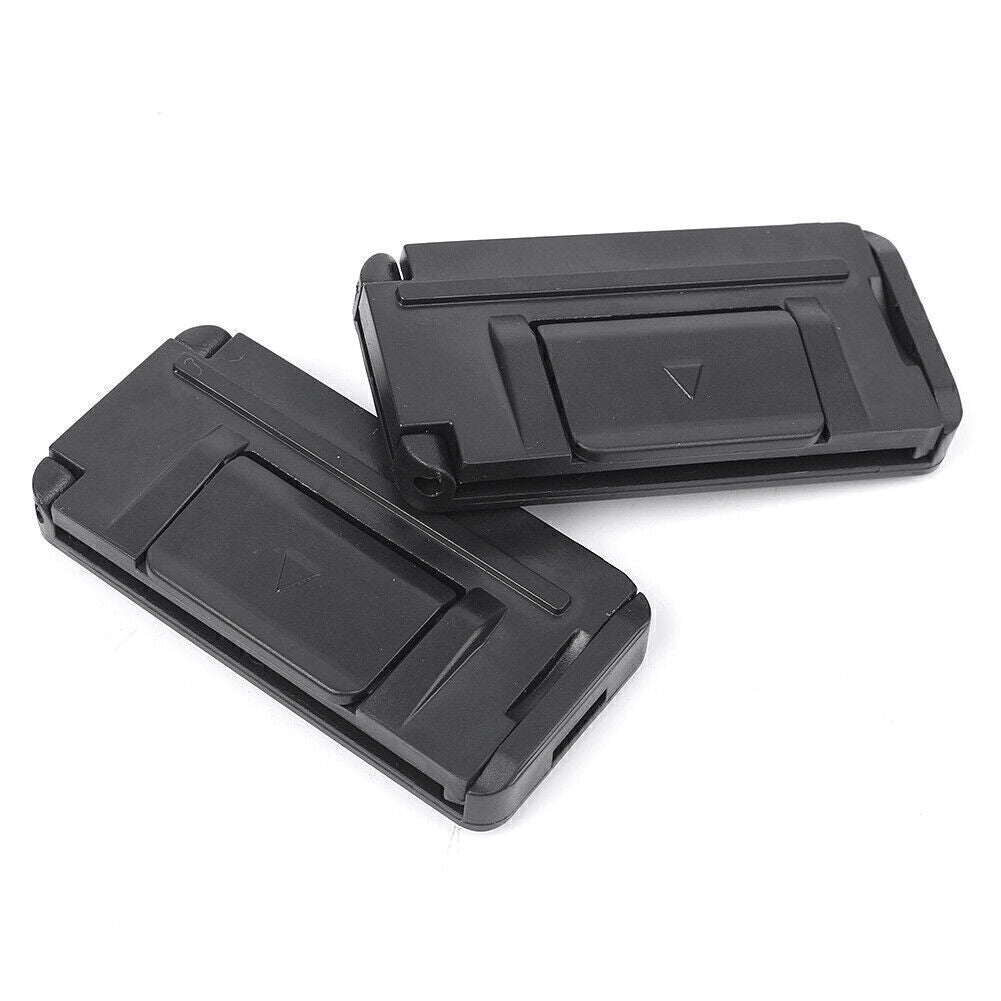 Shoulder Tension Adjuster Strap Clamp Car for Seat Belt Clips Black 2pcs Auto