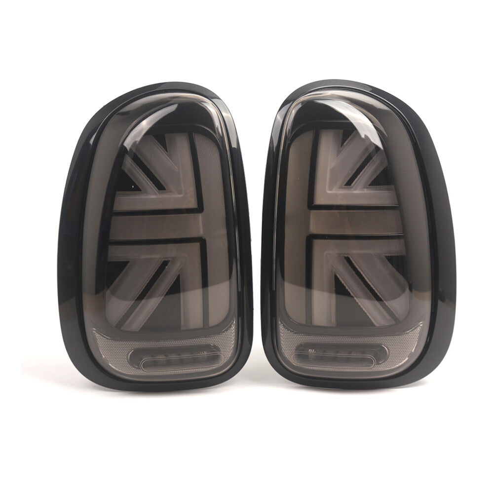 2x Grey ABS Tail Lights Rear Lamps Brake Lamps for Mini Countryman R60 2010-2016