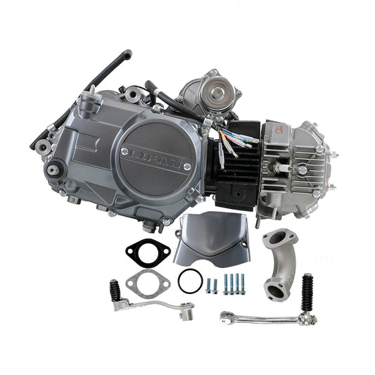 for Lifan 125cc Semi Auto Engine Motor 4 Stroke Pit Dirt Bike ATV Quad 70cc 110cc