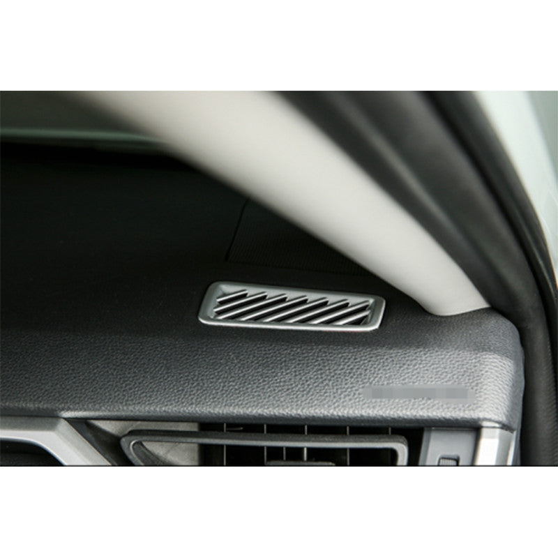 ABS Matt Chrome Interior Dash Trim kit Set Cover Decor for Toyota RAV4 2019-2024