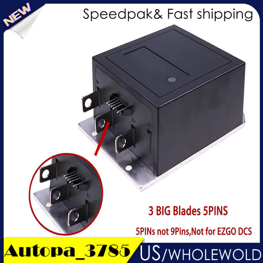 5Pin Speed Controller 36V 350Amp for Curtis E-Z-GO TXT Medalist for Golf 1206-4301