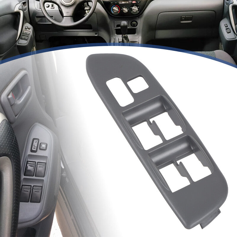 Driver Side Master Power Window Switch Trim Bezel Gray for Toyota RAV4 2001-2005