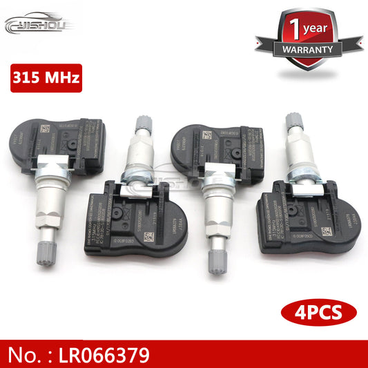 4x TPMS Tire Sensor LR066379 for Land Rover for Range Rover for Jaguar XJ XF 315MHz