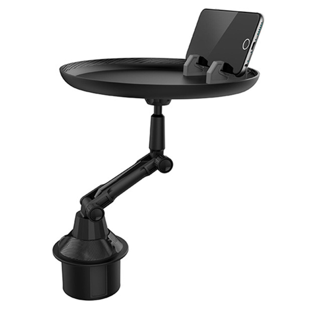 Car Swivel Phone Holder Tray Table Food Drink Mount Stand Anti-Slip Adjustable