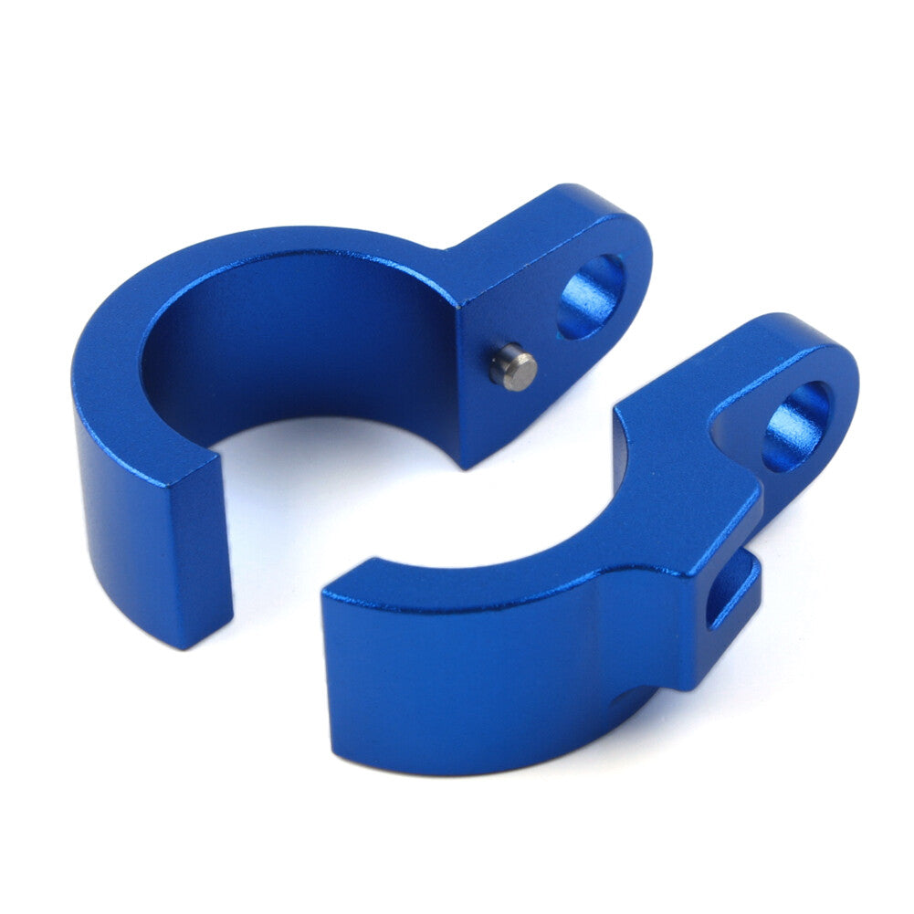 for HONDA CR80R CR85R CR125R CR250R CR500R Blue CNC Front Brake Line Hose Clamp