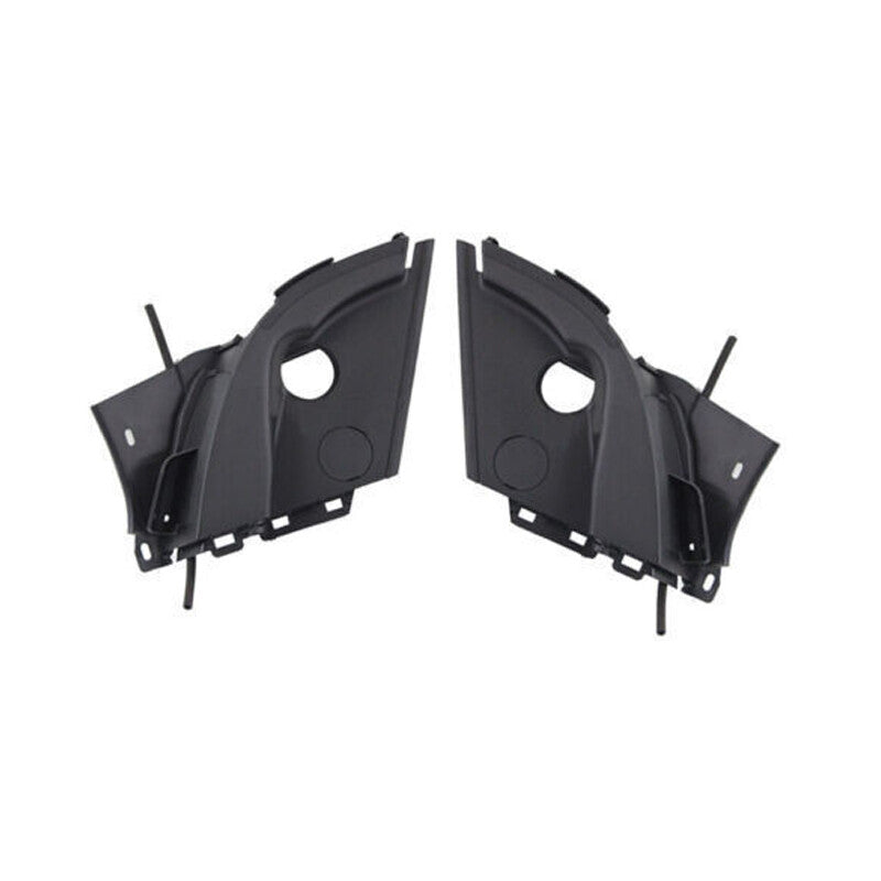 2pcs For 2006-2011 for Honda for Civic Cowl Top Grille Panel Wiper Cover Vent Front