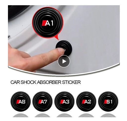 4-pack of car shock absorber anti-collision stickers suitable for Audi Sline A1 A2 A3 for A4 for A5 for A6