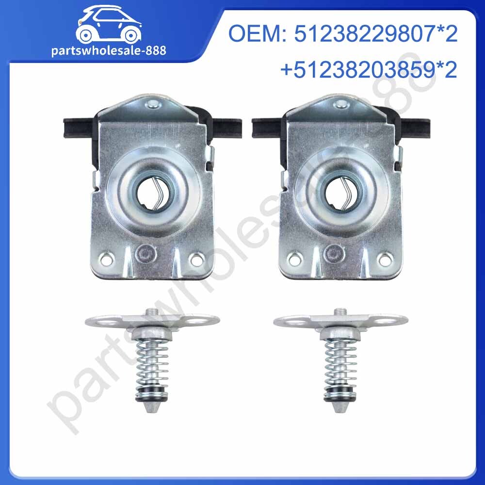 4-piece top, bottom, left, and right latch lock suitable for BMW E46, E39, E52, E53