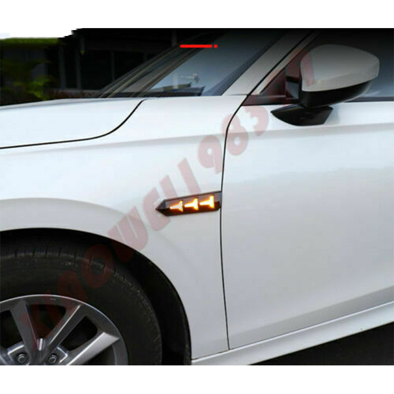 for Honda for Civic 2022-23 Side Vent Fender LED Driving Light/Turn Signal Lamp Kit
