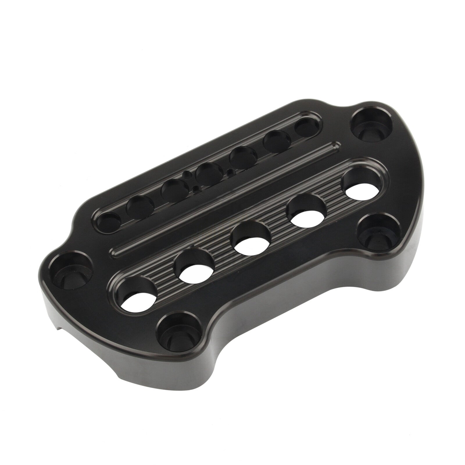 for Harley Sportster 883 1200 Iron Dyna Motorcycle Indicator Handlebar Top Clamp