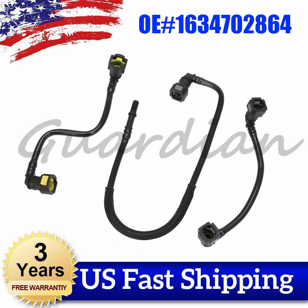3 x 1634702864 new Fuel Line and Hose Kits for Mercedes-Benz ML320 ML350 ML430 ML500