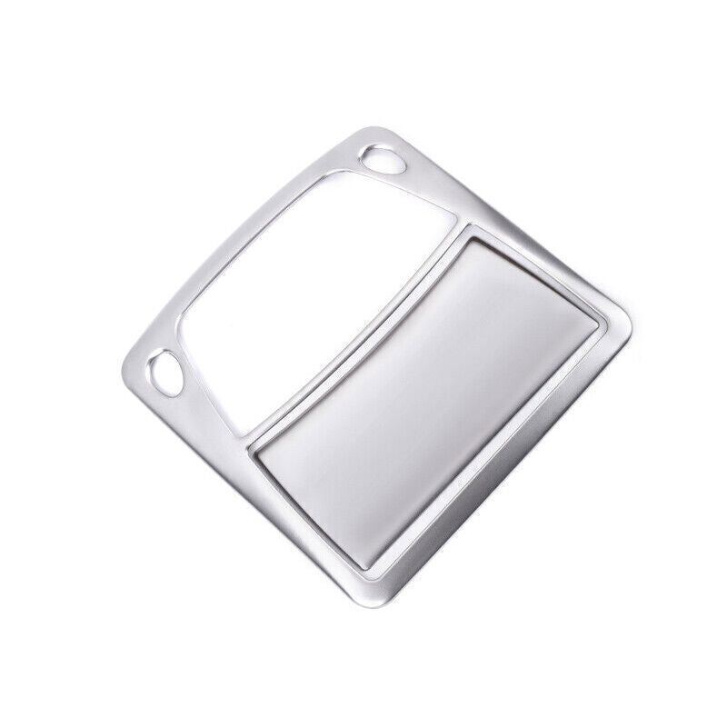 Front Reading Lamp Frame Cover Trim for Nissan Murano 2015-2021 Silver Car Steel