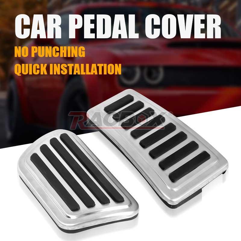 Steel Foot Brake Gas Pedal Pad Cover Fits For 2019-2021 for Dodge for Ram 1500 2500 3500