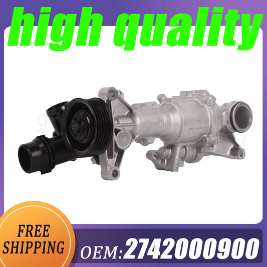Engine water cooling pump 2742000900 is suitable for Mercedes-Benz C300, GLC300, SLC300, and W213.