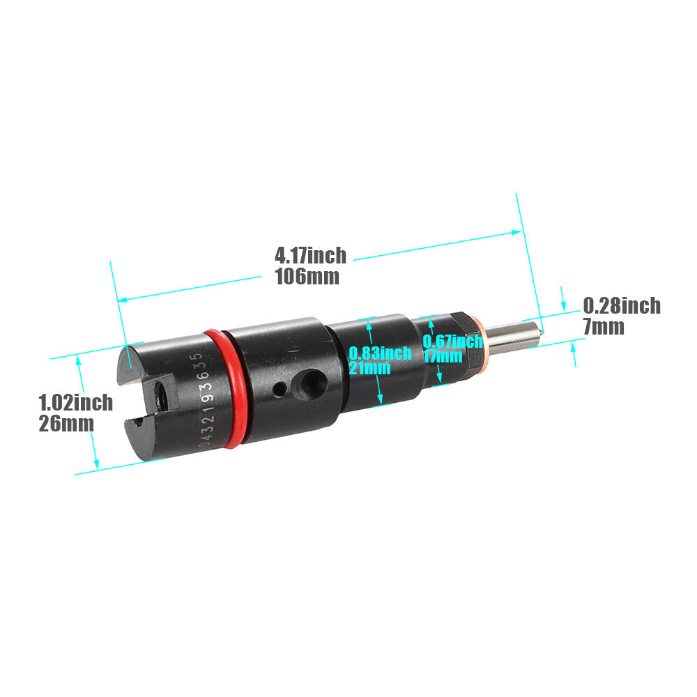 6X RV275 Injectors for Dodge for Ram 2500 3500 40-50 HP 98.5-02 0432193635