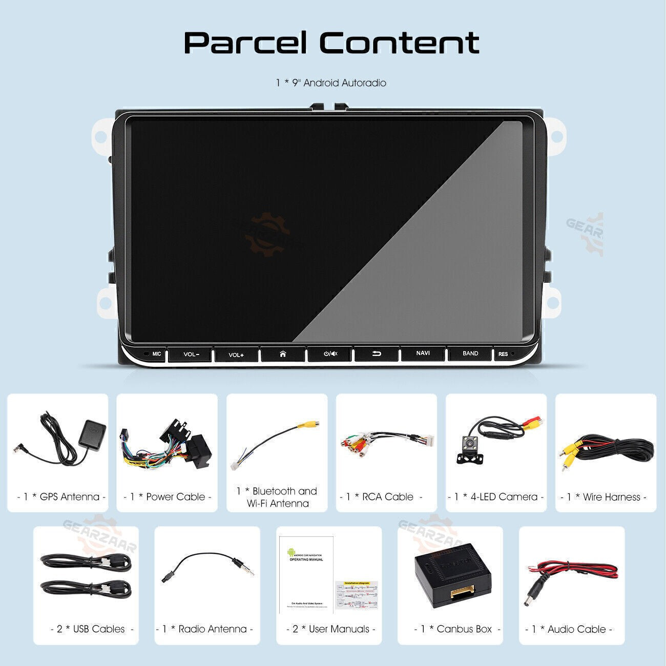 for VW for Volkswagen for Passat for Golf for Jetta 9 Android 12 Carplay Car Stereo Radio KY