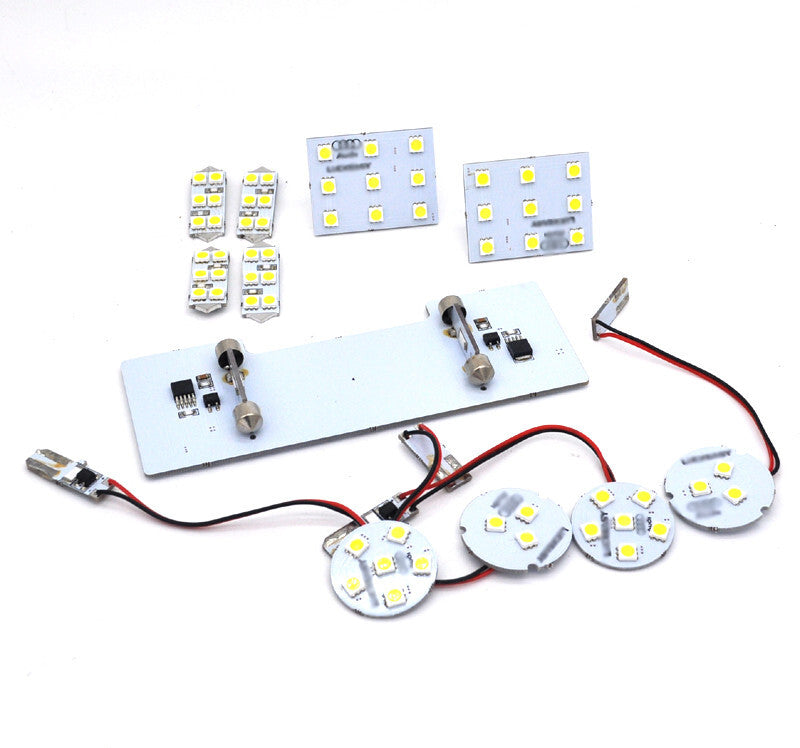 white 6000k panel LED Interior Dome map Light Kit Bulbs For 2008-2011 for Audi A4 B8