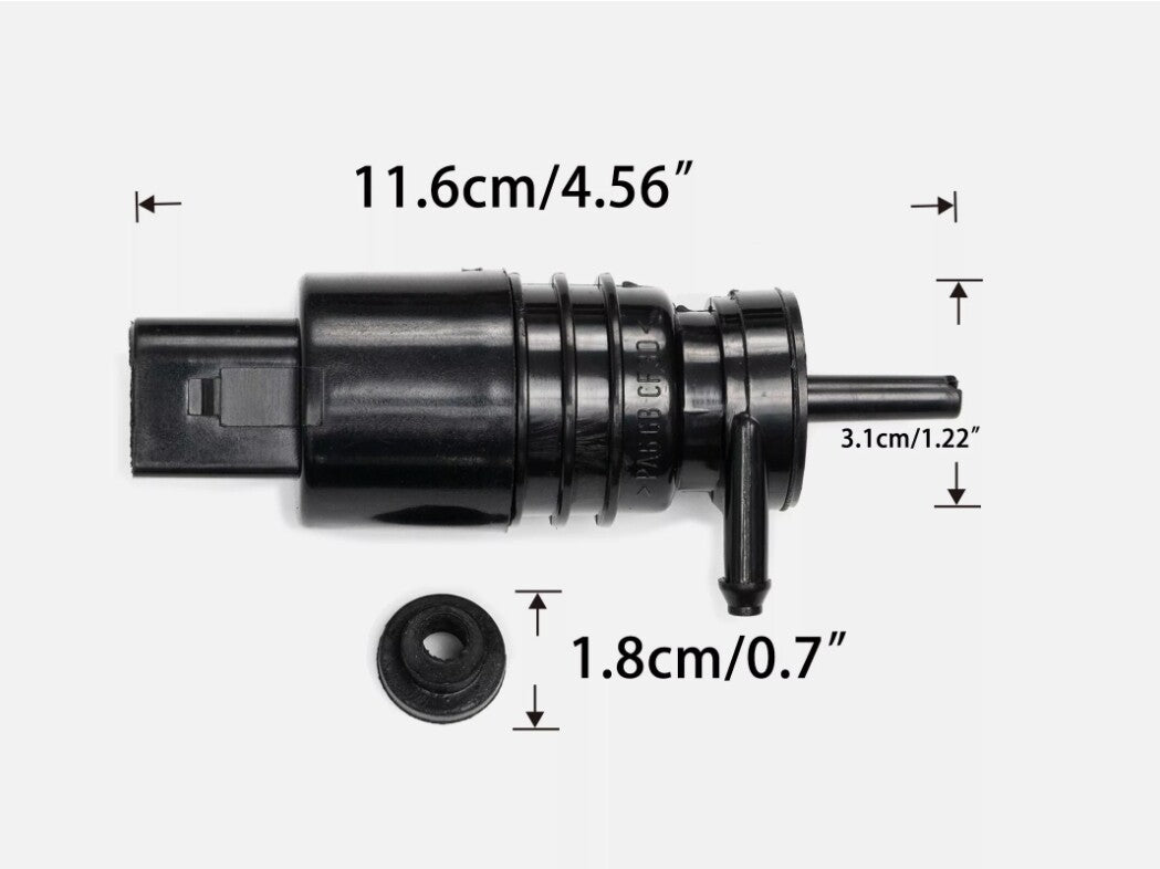 Single Outlet Front Windscreen Wiper Washer Pump Motor for BMW E81 E82 E87 UK