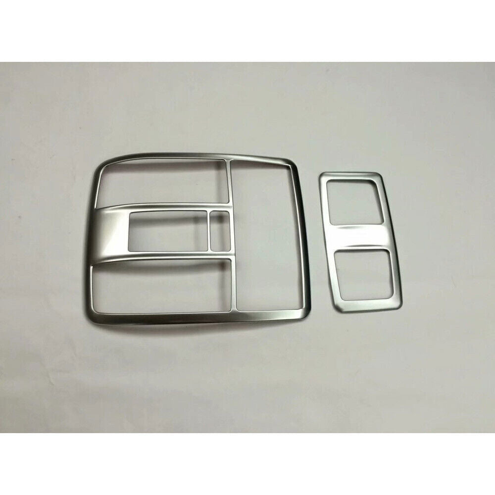2X ABS Matte Front Reading Light Lamp Panel Trim Fit for Mazda CX-3 CX3 2016-21