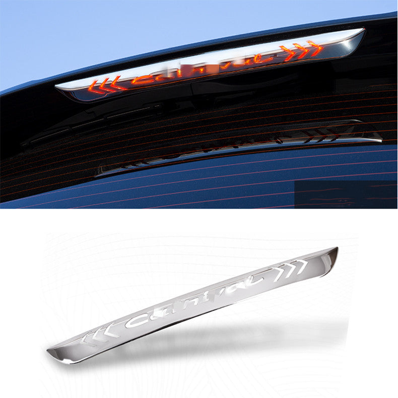 for Kia Carnival 2022-2024 Chrome Steel Rear Tail High Brake Light Cover Trim 1X