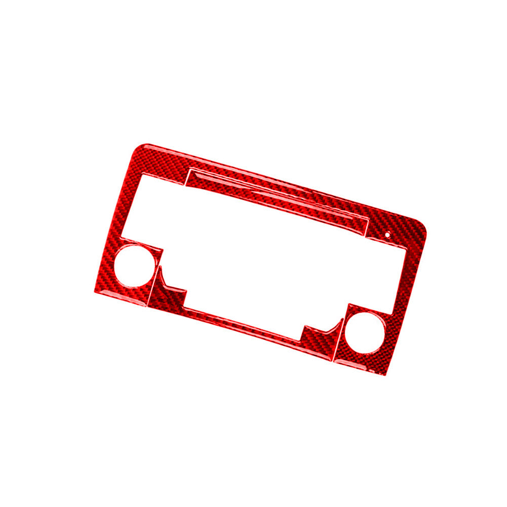 Red Carbon Fiber Navigation Panel Type B Cover for Mercedes Benz M-class 2006-11