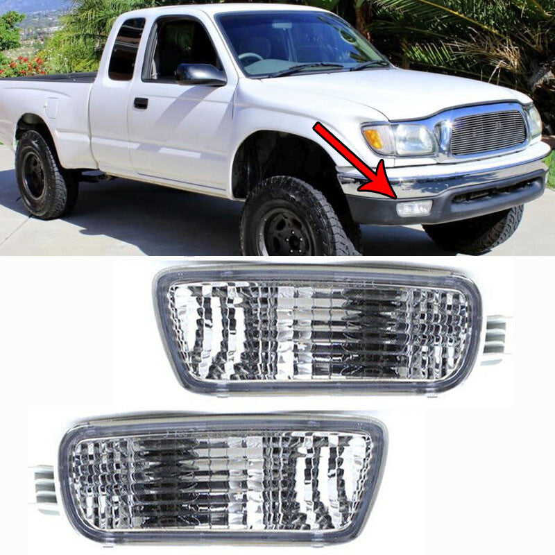 For 2001-2004 for Toyota acoma Pair Front bumper Fog Lights Daytime Running Lights