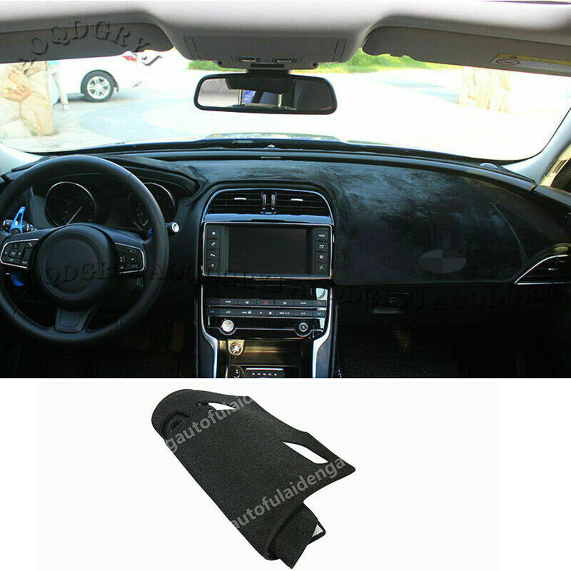 for Jaguar F-PACE 2016-2020 Dashboard Dash Mat Non-Slip Sun Cover Pad Black