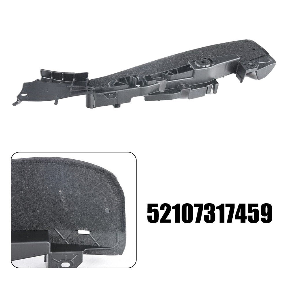 Black Left-Support Seating Track Rail Cover For 5 7 Series 52107317459