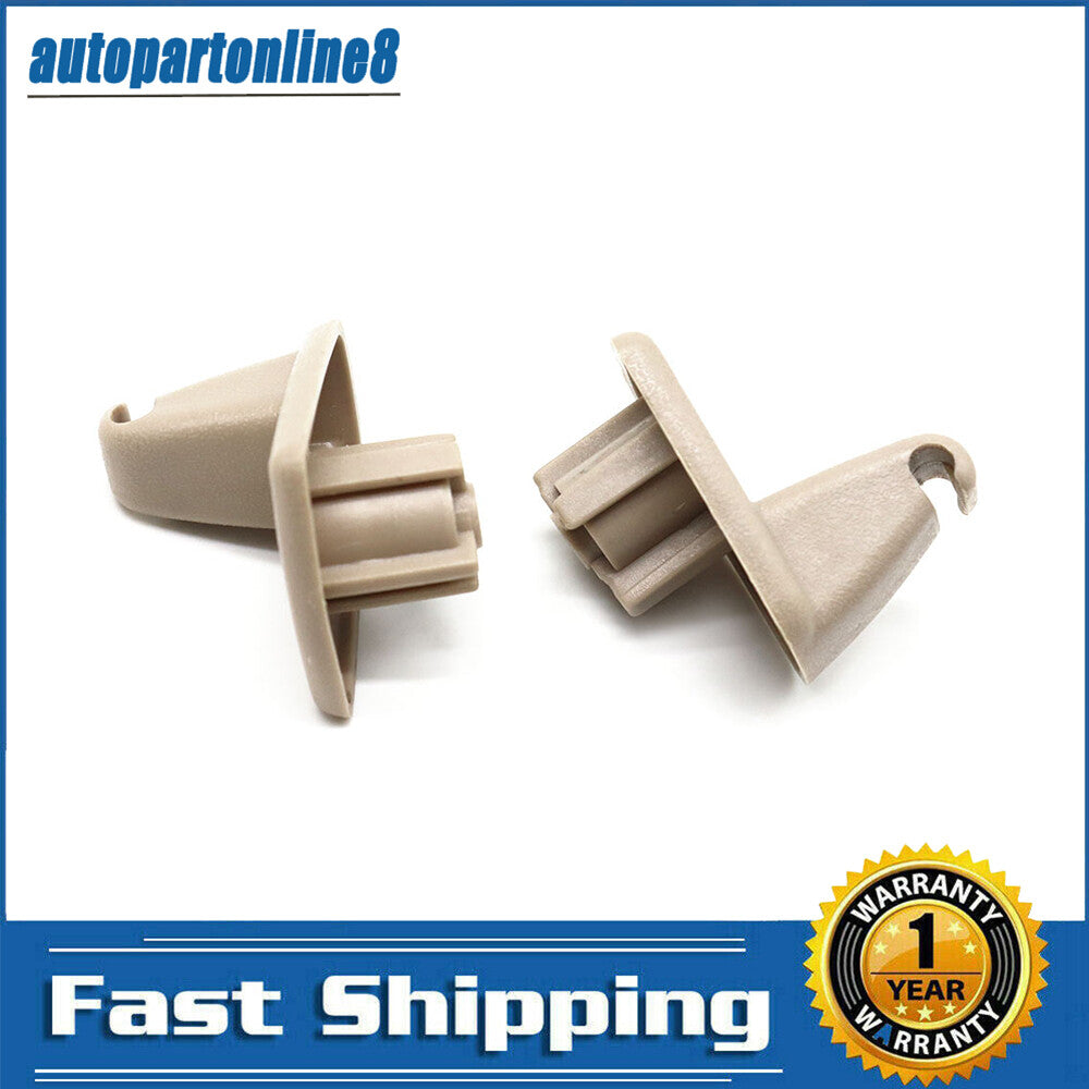 2x 1EJ51BD1AA Sun Visor Holder Hook Clip for Chrysler 300 for Dodge Charger Magnum
