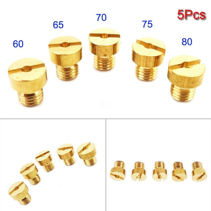 Carburetor Jets 60,65,70,75,80 For Motorized Bike Racing Carb 50cc 60cc 80cc