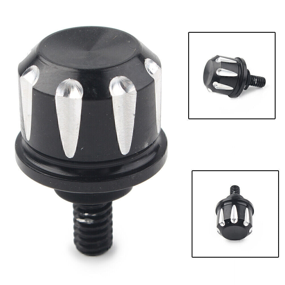 1x 1/4 -20 Black Rear Fender for Seat Screw Bolt for Harley 1996-up