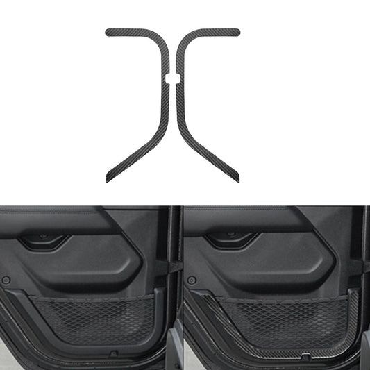 Carbon Fiber Door Storage Bag Frame for Jeep for Wrangler JL 2018+ Gladiator 2020+