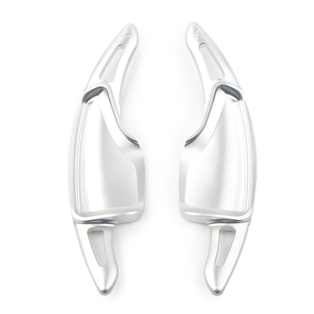 for Chevrolet Camaro 16-18 Silver Aluminum Steering Wheel Shift Paddle Extension