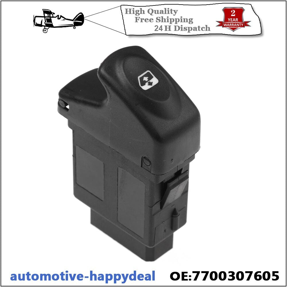 5 Pins Electric Power Window Control Switch Fits for Renault Kangoo 1997-2008