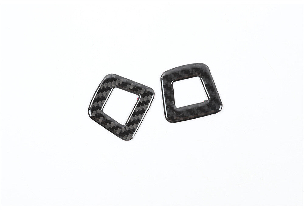 2¡ÁSoft Carbon Fiber Roof Microphone Trim for Dodge for Challenger /Charger 2015-2022
