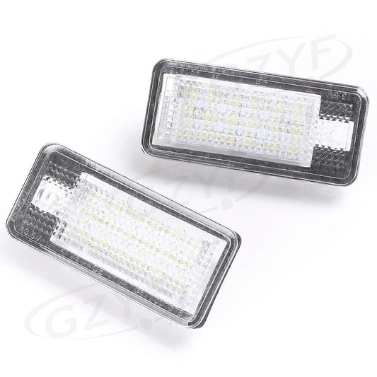 for Audi A3 A4 A5 A6 for A8 Q7 Error 18-SMD White LED License Plate Light