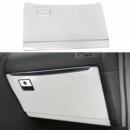 Chrome Steel for Co -Pilot Storage Box Anti-kick Panel Trim for Nissan Armada 17-2020