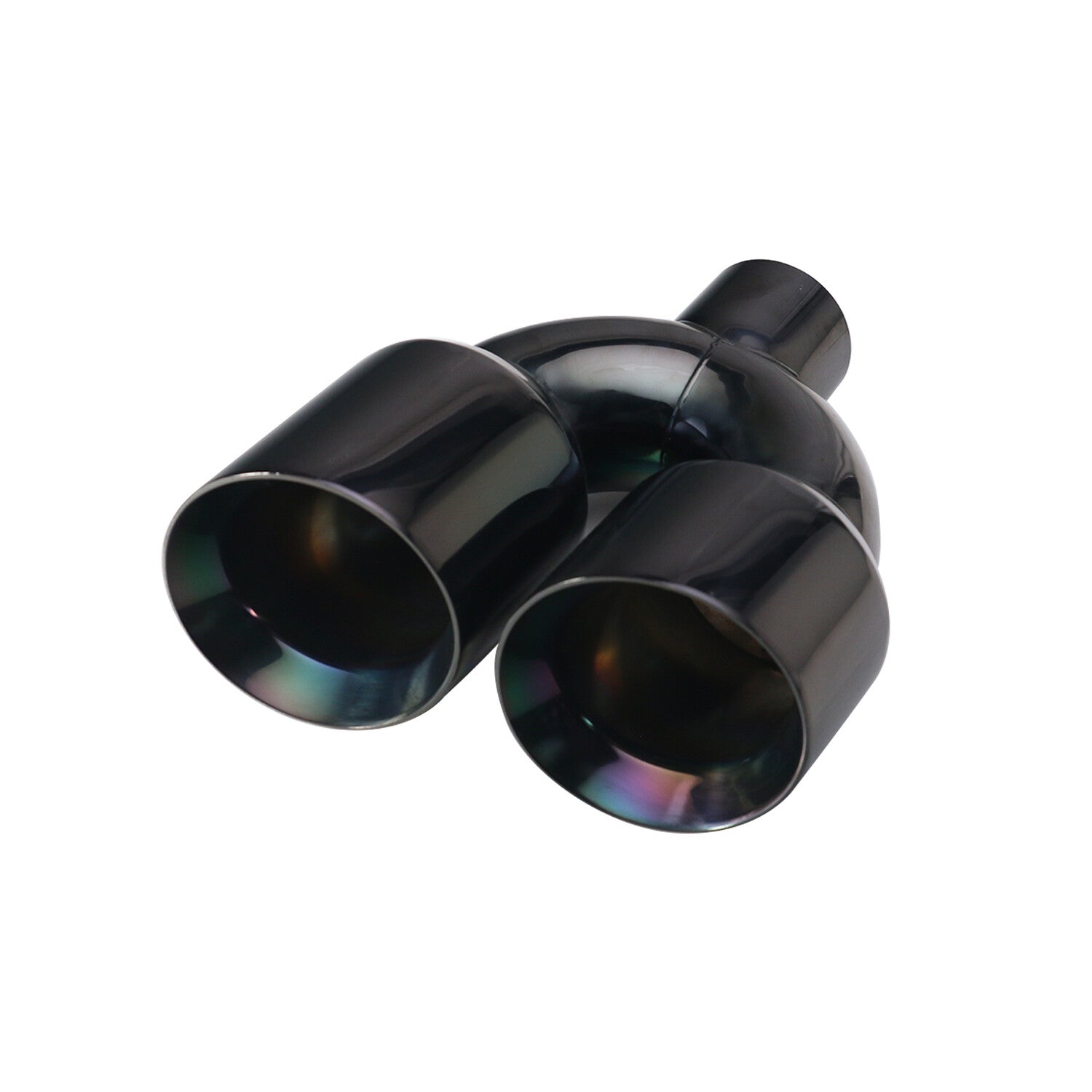 Dual 4.0 Quad Style Gloss Black Exhaust Tips Fits for Dodge for Challenger 2008-2023