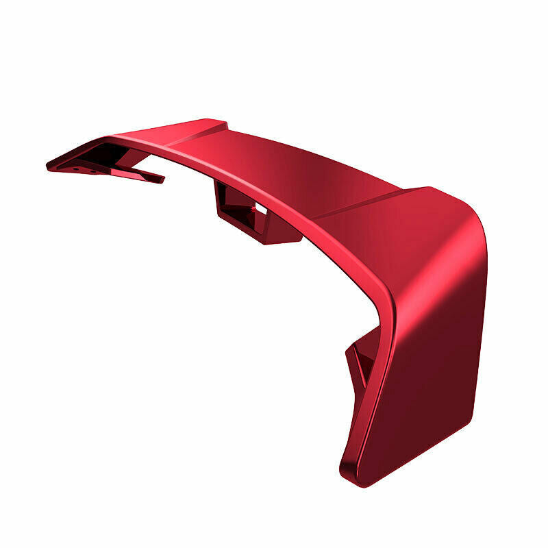 For 2016-2021 for Honda for Civic Red ABS Rear Trunk Spoiler Aircraft Wing Flap Trim Kit