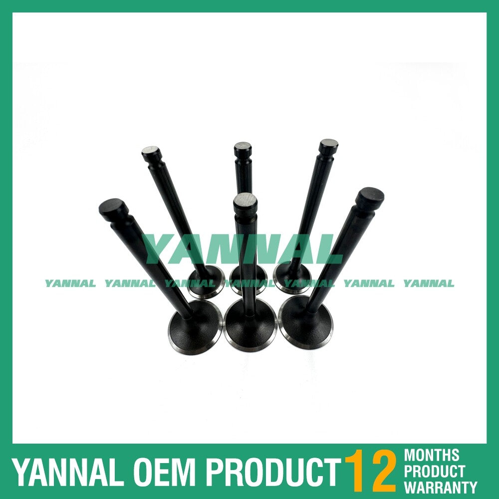 DF750 intake with exhaust valve 12694-13120 - Suitable for Kubota excavator engine parts.
