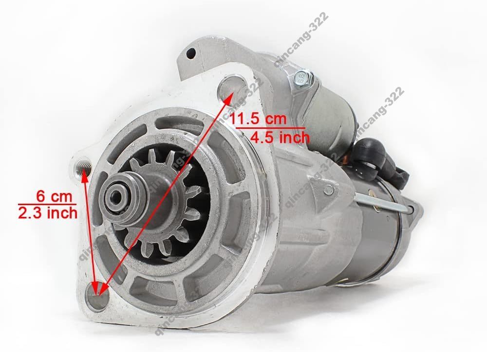 714/40472 Starter for JCB JS220 JS220 JS240 JS220LR JS260 JS210 JS190 T3 JZ23