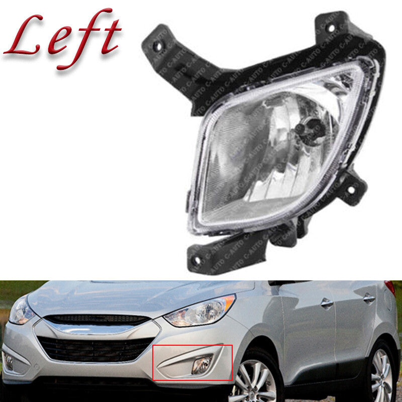 for Hyundai for Tucson ix/ix35 2010 - 2013: Left front bumper fog light (driver's side)