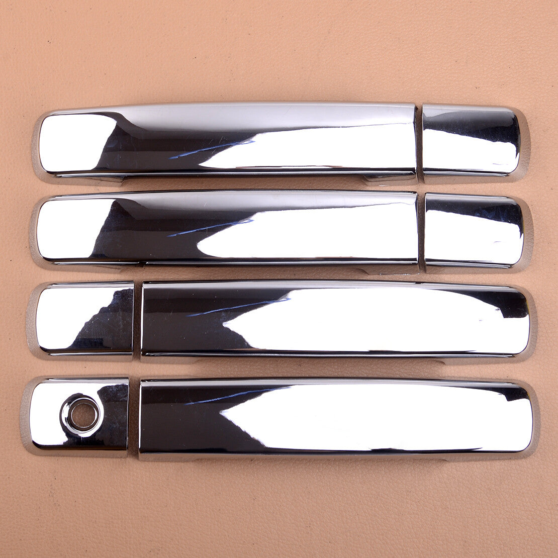 Chrome Exterior Door Handle Cover Cap Decor Fit for Nissan Frontier 2005-19
