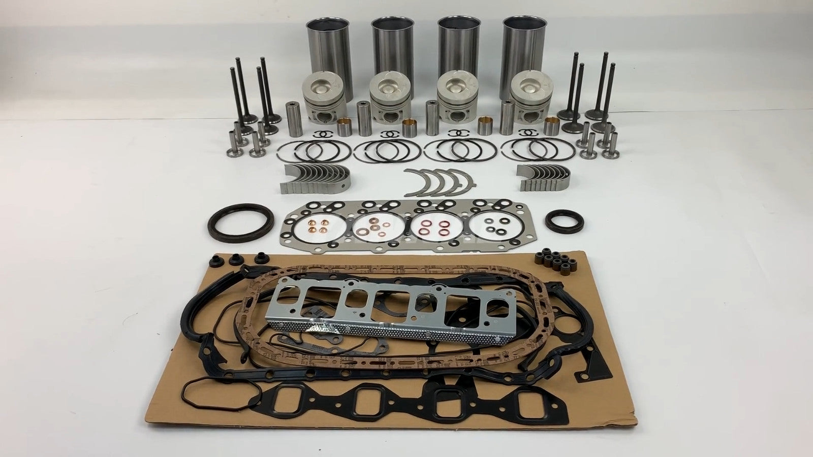 Overhaul and rebuild kit for Isuzu 4JB1 2.8L engine, suitable for Bobcat 1213 843 853 loaders.