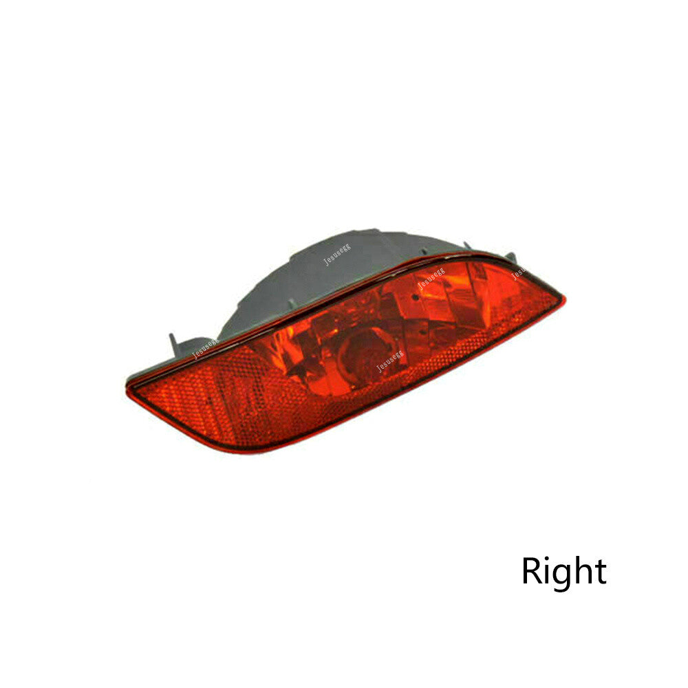 2Pcs RHLH Red Bumper Reflector lamp Fog Light Cover for Jeep Compass 2017-2020