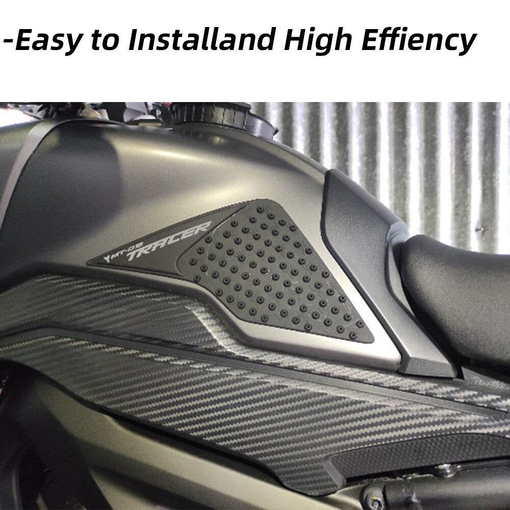Motorcycle Tank Pad Protector Anti Slip Knee Grip Side Stickers for Yamaha MT09