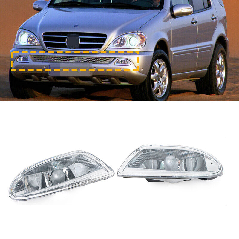 Pair Car Fog Light Lamp for Mercedes for Benz W163 ML350 ML500 ML430 ML320