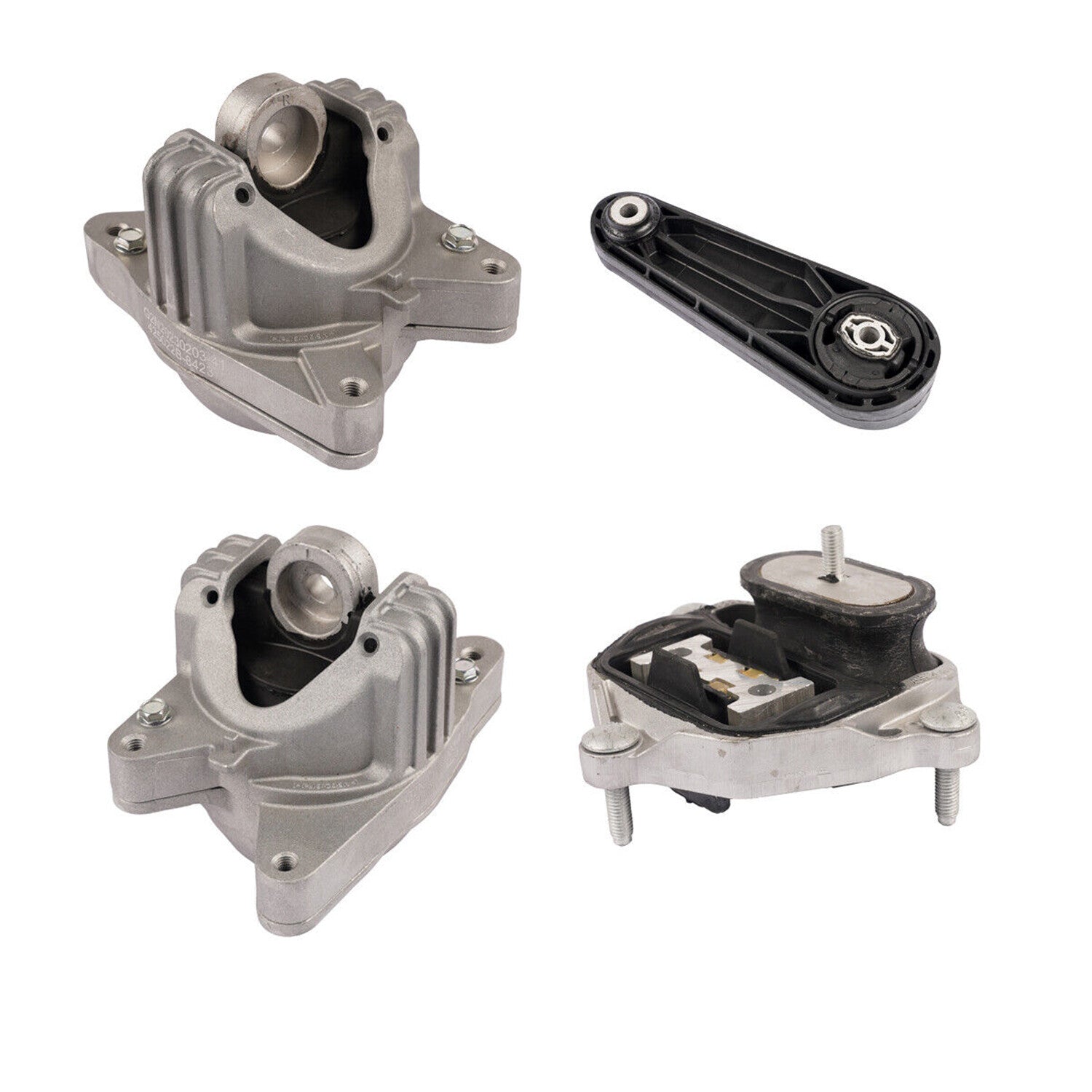4X Engine  Trans Mount Set for Porsche Macan 95B 3.0L 94637505740 94637505840